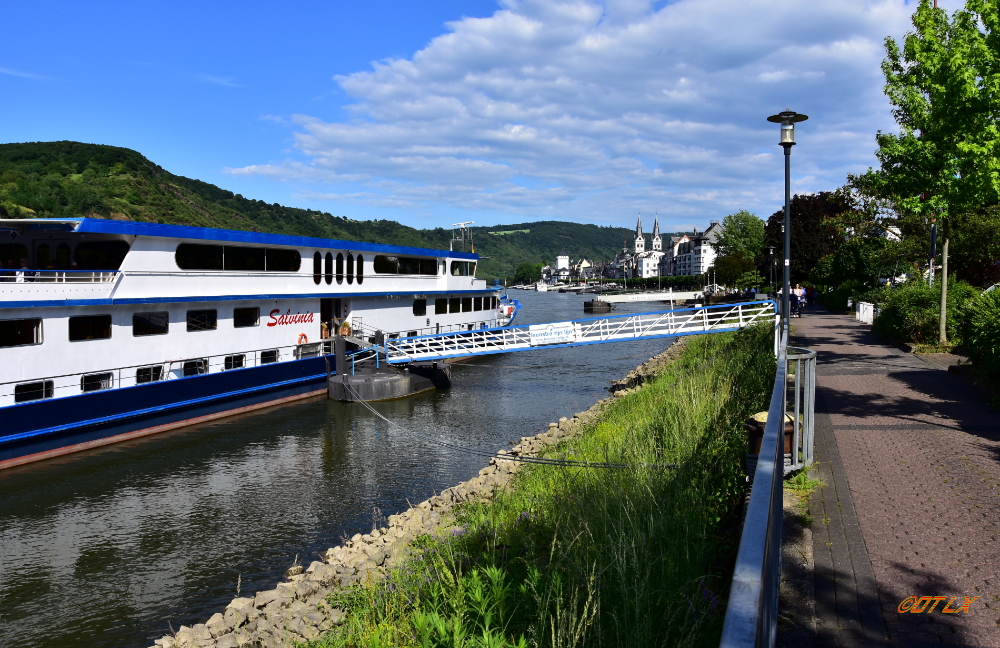  ein kleiner Blick auf das Rheinufer von Boppard mit seinen guten Lokalen 